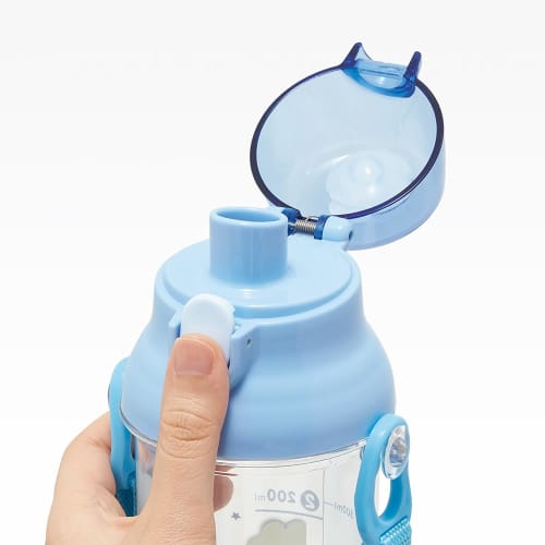 Skater Children's Clear Plastic Water Bottle 480ml Cinnamoroll Starry Sky Sanrio With Scale to Manage Hydration PSB5TRC-A