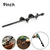 Versatile Garden Planting Auger Spiral Hole Drill Bit For Hassle-free Post Hole Digger