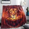1Pc Grasslandanimals Print Flannel Blanket, High quality Comfortable for All Seasons, Home Decor, Warmth and Comfort, Perfect for Christmas Gifts