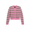 Long Sleeve Crew Neck Striped Cardigan Sweater Women Sweater VN000T91FRQ