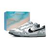 Big Sanctuary Abrasion Resistant Slip Resistant Low Top Skateboard Shoes Men's Black White Gray 355152-017(Team864-)