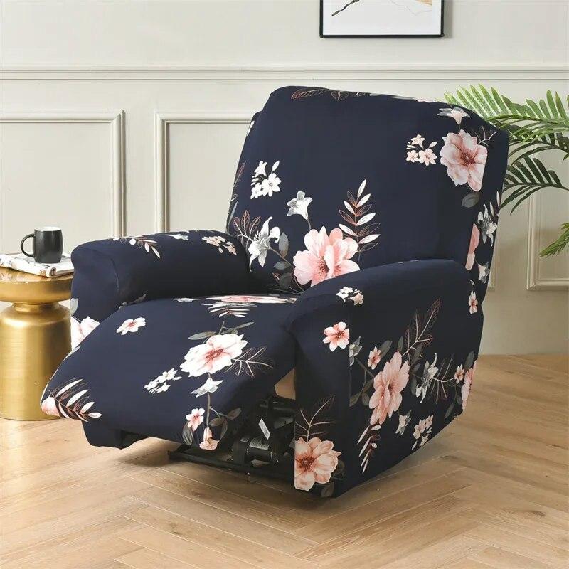 Nordic Geometric Recliner Sofa Cover Elastic Floral Single Armchair Sofa Slipcovers Lazy Boy Relax Chair Cover Sofa Slipcover