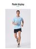 Men's Quick-Dry Antibacterial Sun-Protective Sports T-Shirt - Breathable Short Sleeve for Summer Fitness