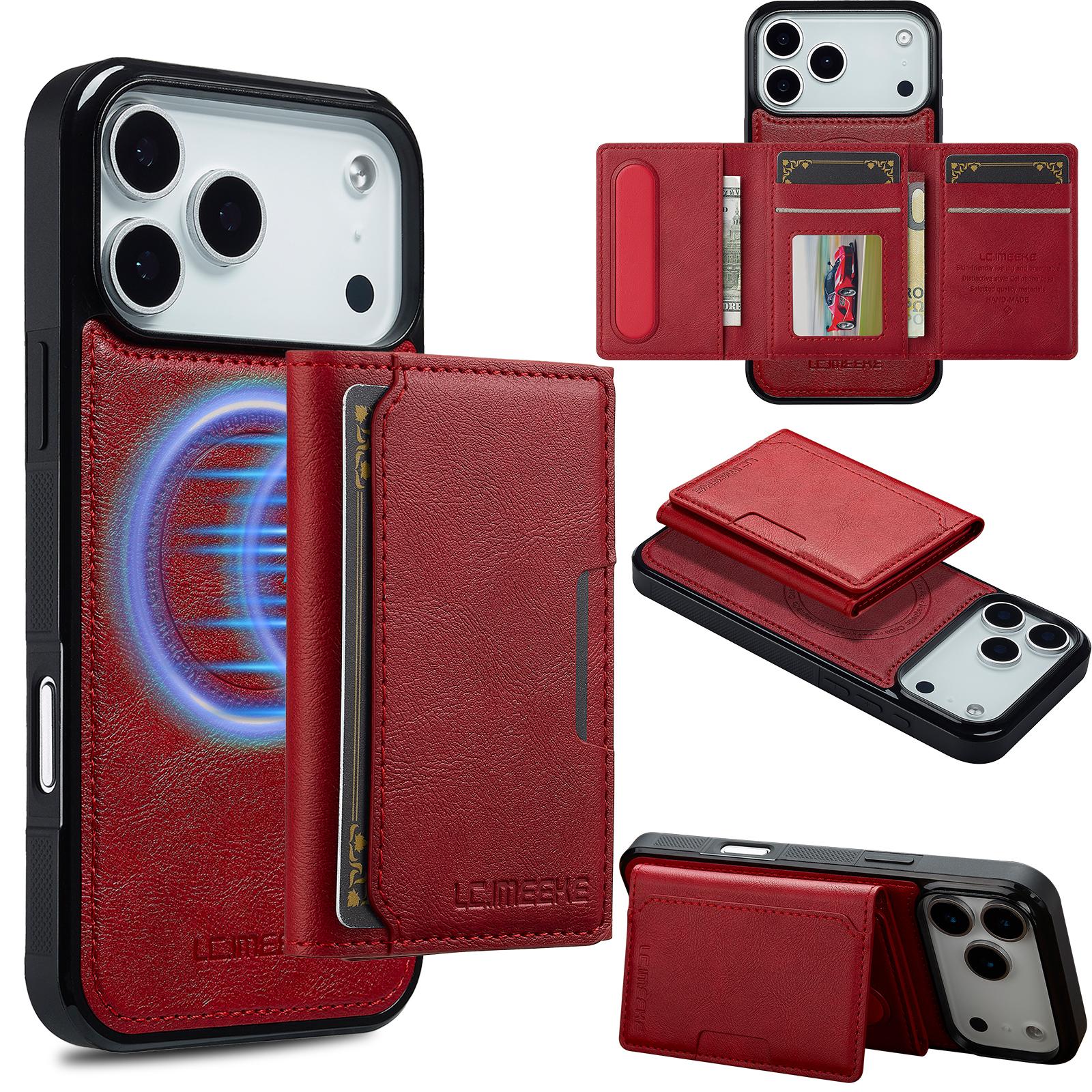 2 in 1 Magnetic Leather Wallet