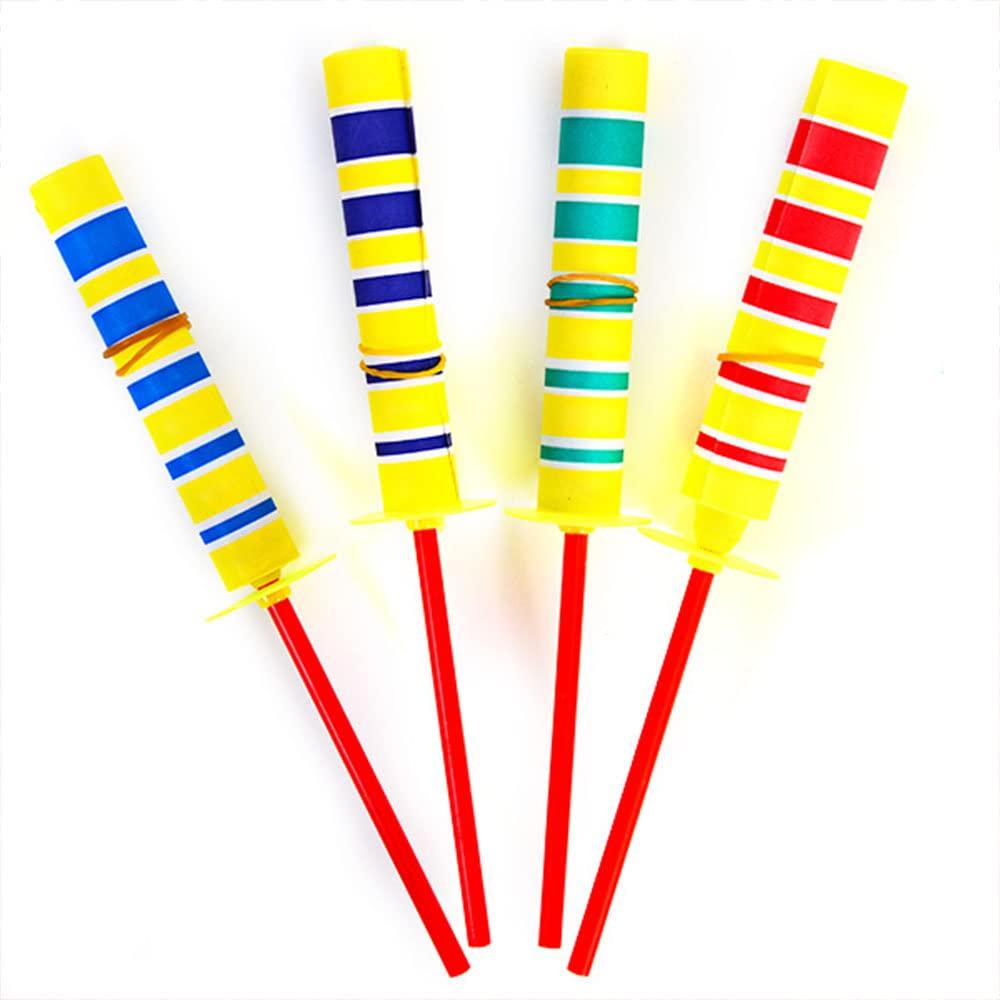 

50 Paper Yo-Yos with Candy Arm Rings, Paper Rolling, Chameleon Stick, Toy, Paper Balloons