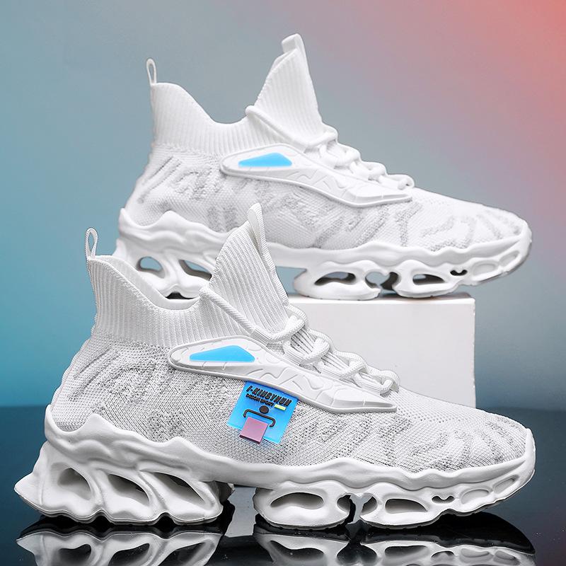 

New Shoes for Men Casual Sport Platform Shoes Spring Trend Breathable Chunky Sneaker Street Cool Trainers 45