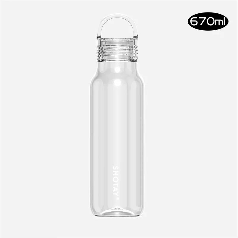Sports Water Bottle Heat-resistant Portable Water Bottles Outdoor Travel Gym Fitness Drinkware Cold Drink Cup Creative Gifts