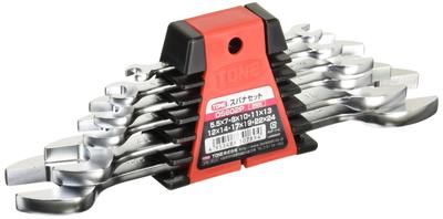 TONE Spanner Set DS602P Red Contents 6 Items