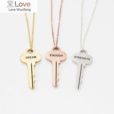 Edelstahl Halskette Für Frauen Personalisierte Schlüsselanhänger Benutzerdefinierte Geschnitzte Name Datum Choker Männer Schmuck Geschenke Collares Para Mujer