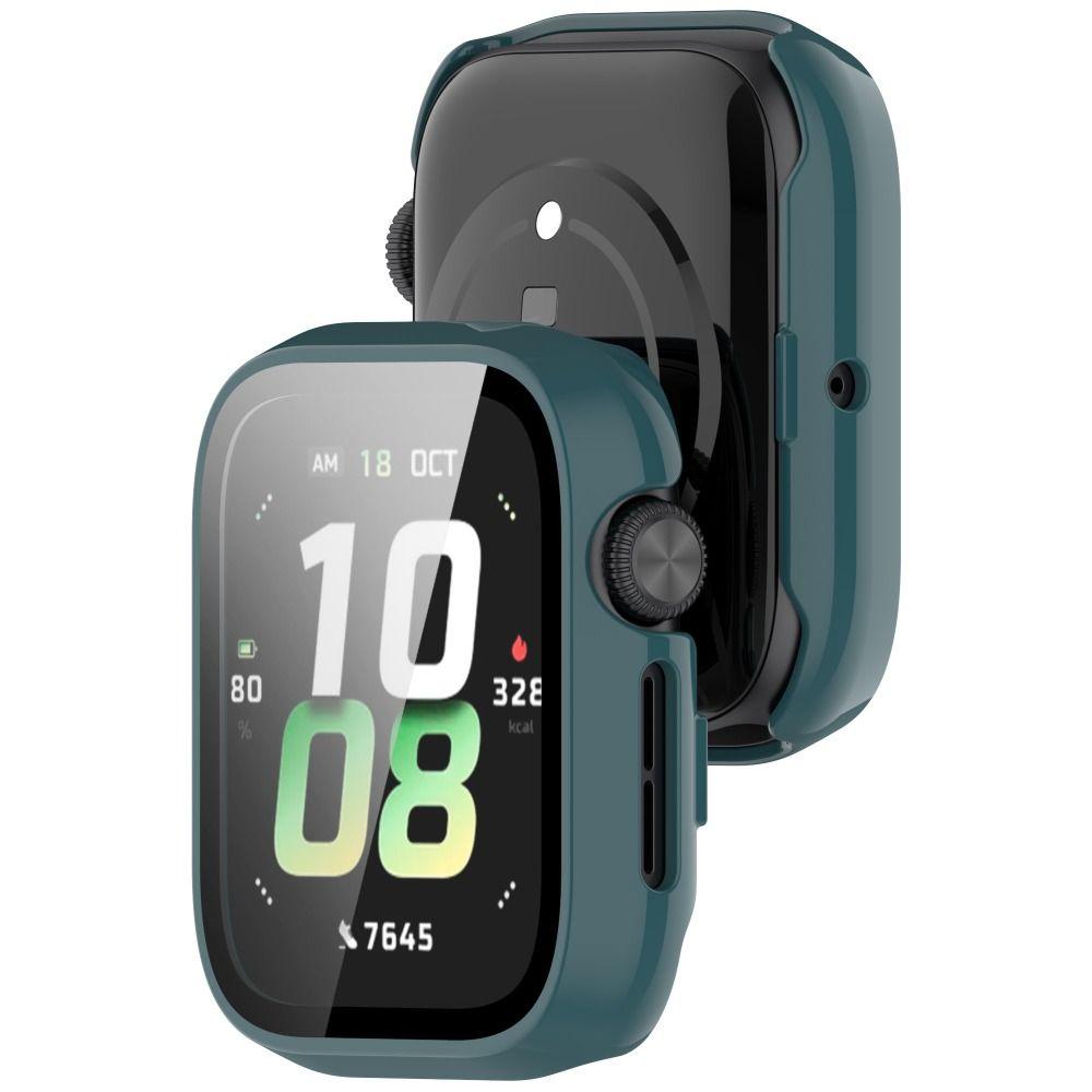 PC+Tempered Screen Protector Bumper Cover Protective Case for Honor Watch 5 Smart Watch Accessories