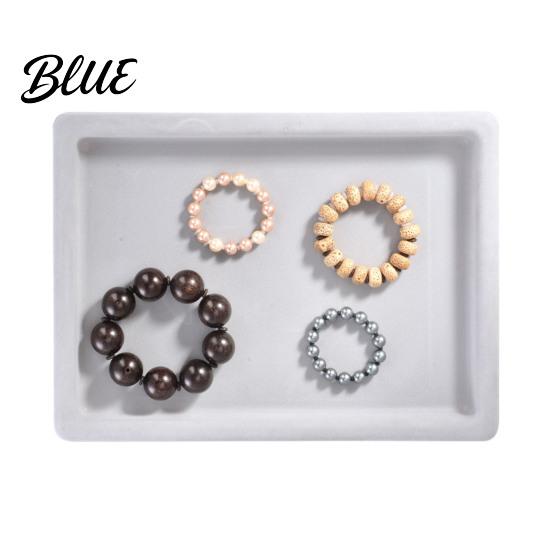 Schmuck-Planungsbrett Perlen-Design DIY-Herstellungsschale Beflockter Organizer