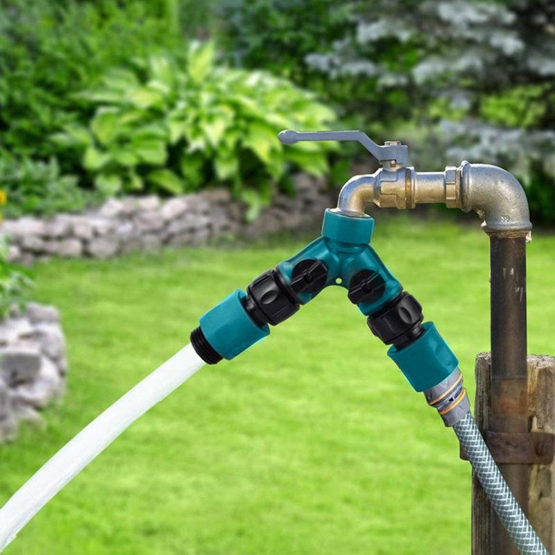 Hose Splitter For Garden Hose Extension Hose Splitting Fittings Quick On/Off Garden Hose Faucet Splitter For Agricultural