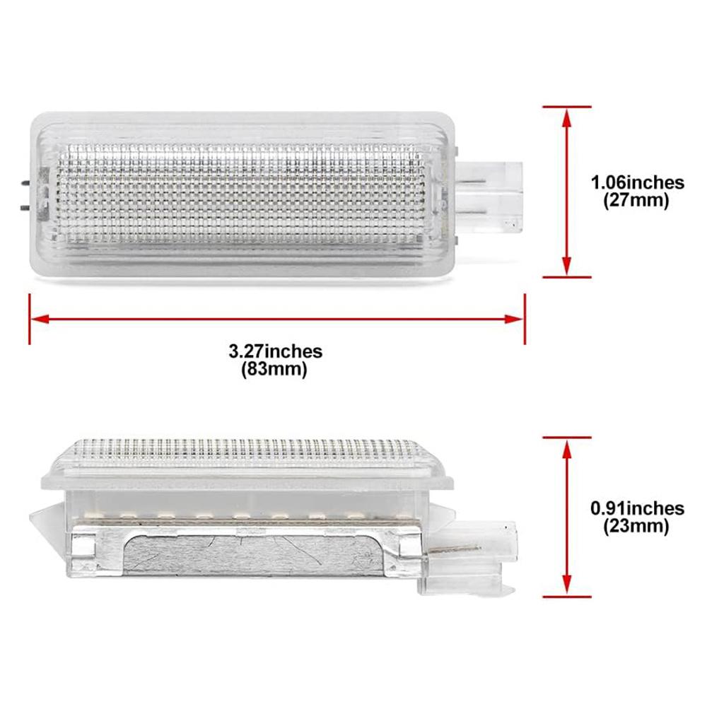 White LED Trunk Cargo Area Light Lamp For 13-23 Ford Escape Edge Fusion Mustang