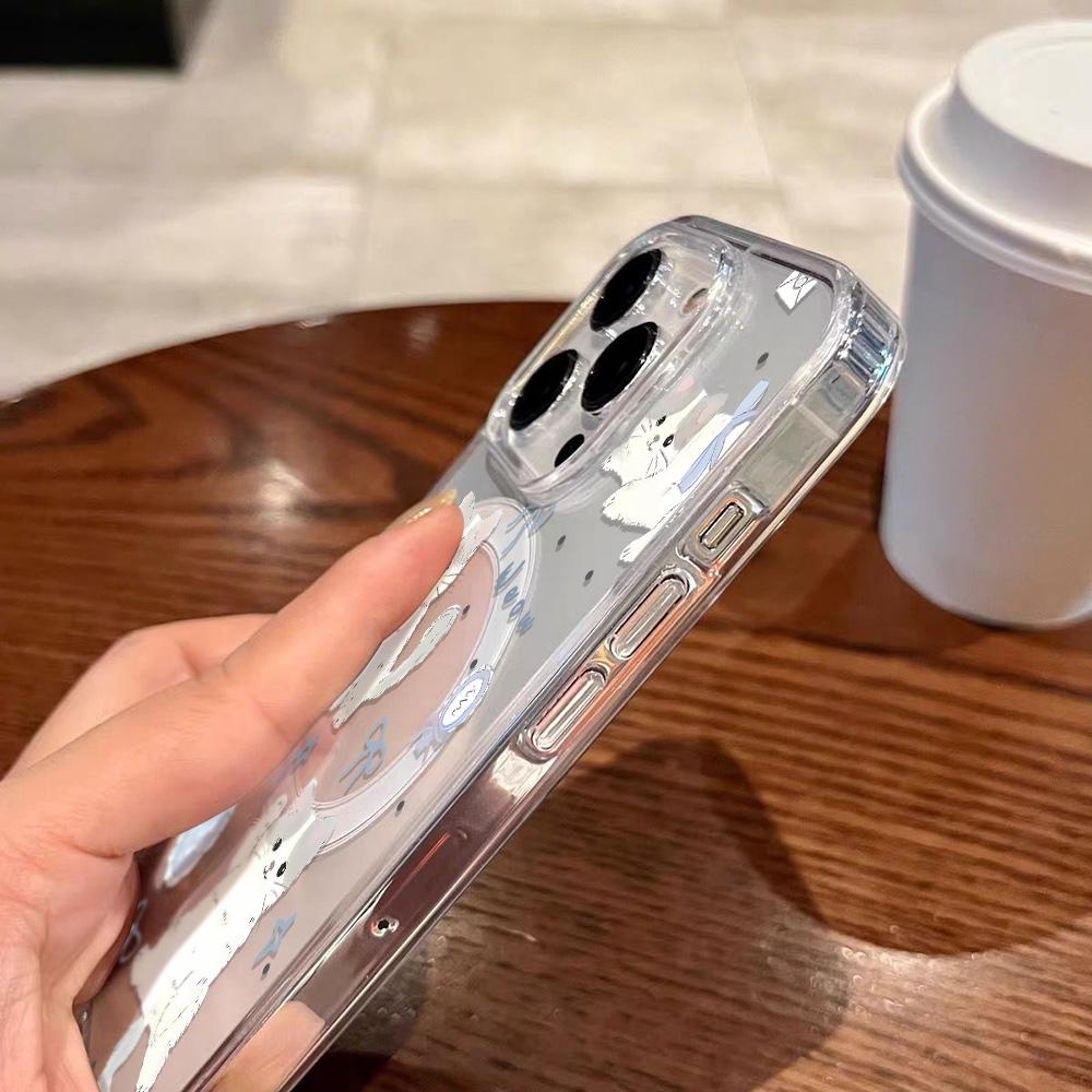 Magnetic Phone Case for iPhone 12 14 16 17 Pro 17 16 15 14 13 12 Pro Max  12 13 14 15  16 High Quality Shockproof Shell Full Protection Cute Style