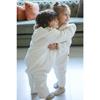 Hooded Wellsoft Jumpsuit Baby White