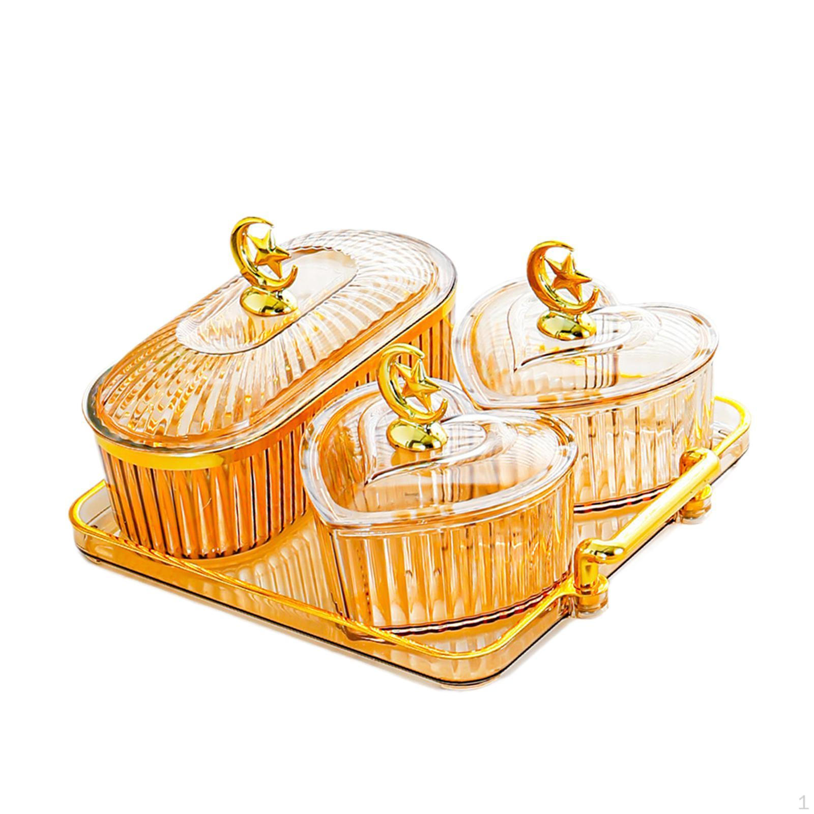 

Тарелка с сухофруктами, закуска, поднос для приправ, конфетница, разделенная сервировочная посуда для кухни янтарь