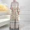 Women's clothing, classic styles, floral prints, plus sizes for Muslim clothing, street and outdoor fashion, 2025