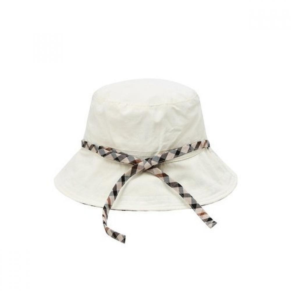 Daks Ivory Strap Decorative Bucket Hat Dbhe5e184iv