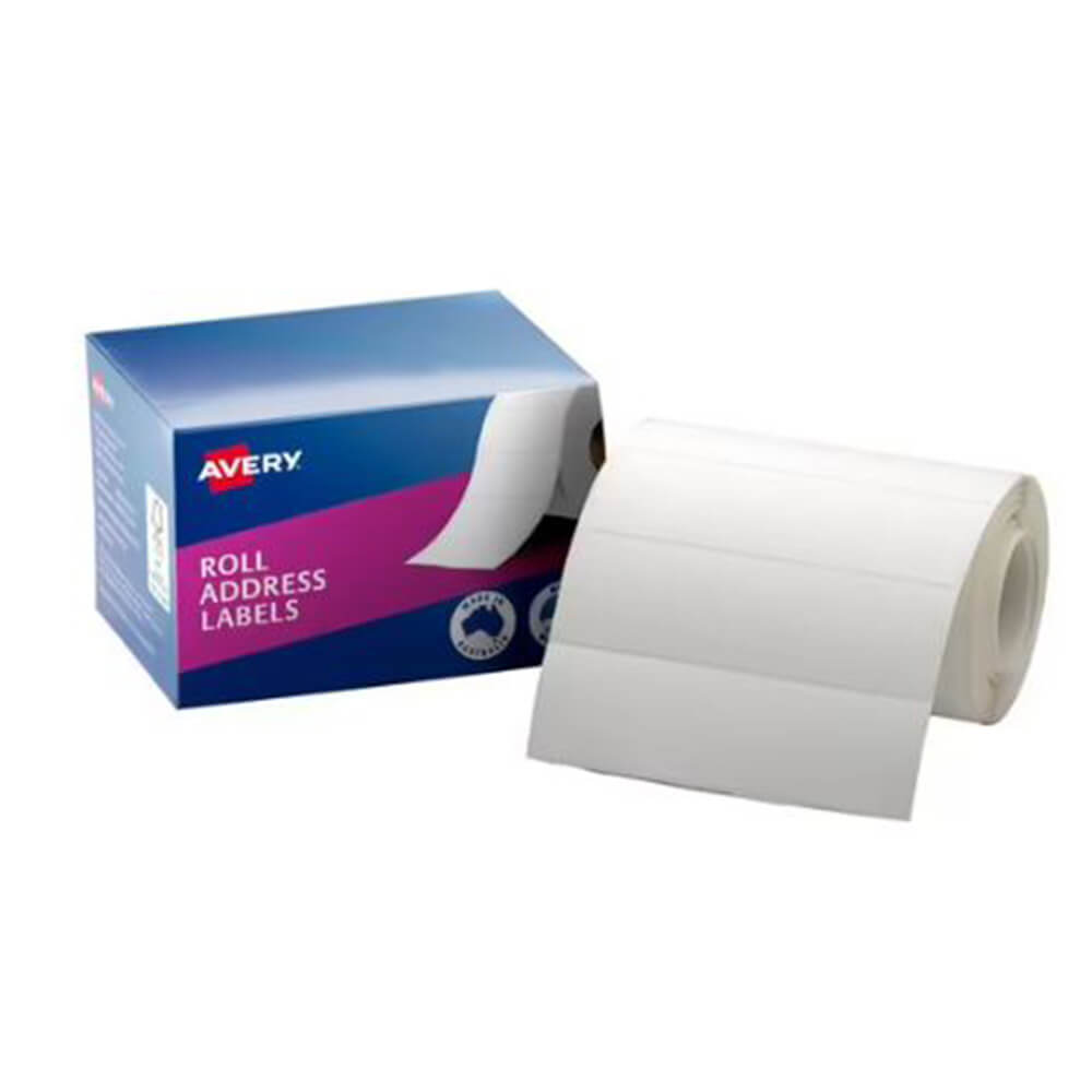 Avery Rollenadressenetiketten (Schachtel mit 500 Stück) 125x36mm