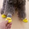 Pet Socks High quality Non slip Bottom Dog Foot Covers Dog Socks Teddy corgi Cat Supplies 4 Pack