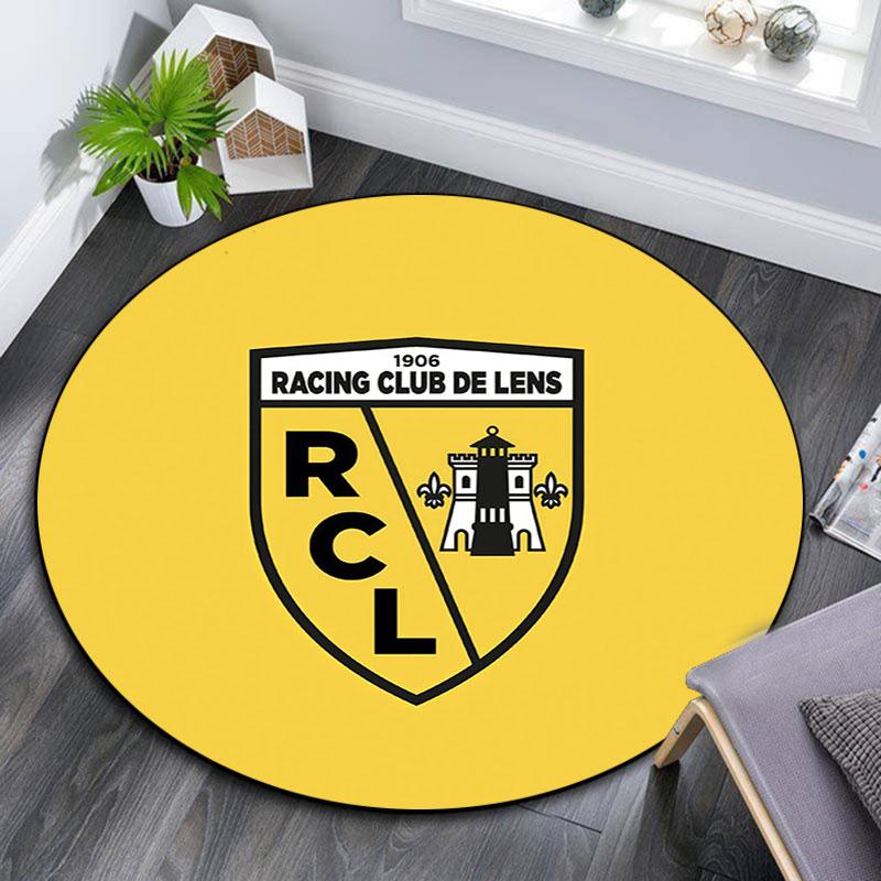 Racing Club De Lens2,Round Area Rug,Carpet Rug for Living Room Bedroom Sofa Playroom Decor,Non-slip Floor Mat