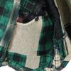 KATO made in Japan Long sleeve patchwork Check shirt S Green system Men's Used