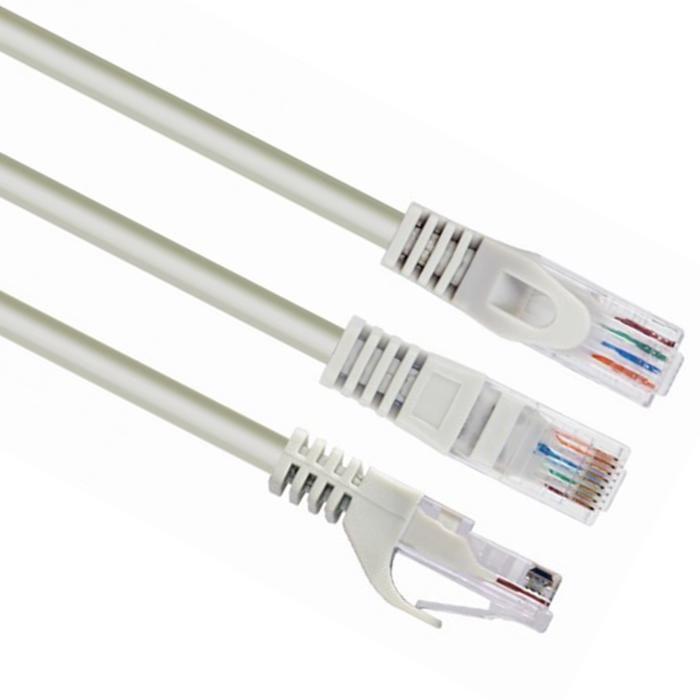 Cordon de raccordement CAT 6 - GEMBIRD - 10 m - UTP - moulé, bloqué - gris