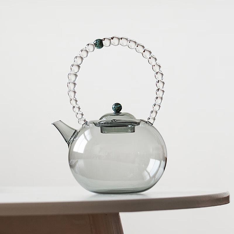 Diller Heat-Resistant Glass Teapot