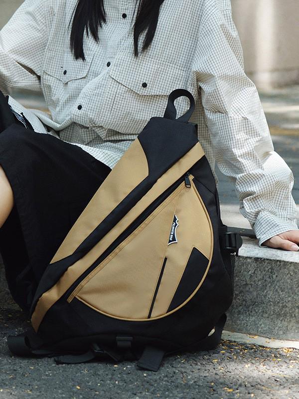 Men's Japanese-Korean Style Waterproof Multi-Functional Crossbody Backpack – Large Capacity for Commuting & Travel.