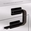 Aluminum Alloy Door Latch Lock Non Perforated 90/180 Degree Anti-theft Buckle Anti-Theft Anti Unisex Gate Latch Drawer