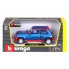 Bburago 1/24 Scale Renault R5 Turbo Blue / Diecast Model Car, Finished Product, 18-21088 BU
