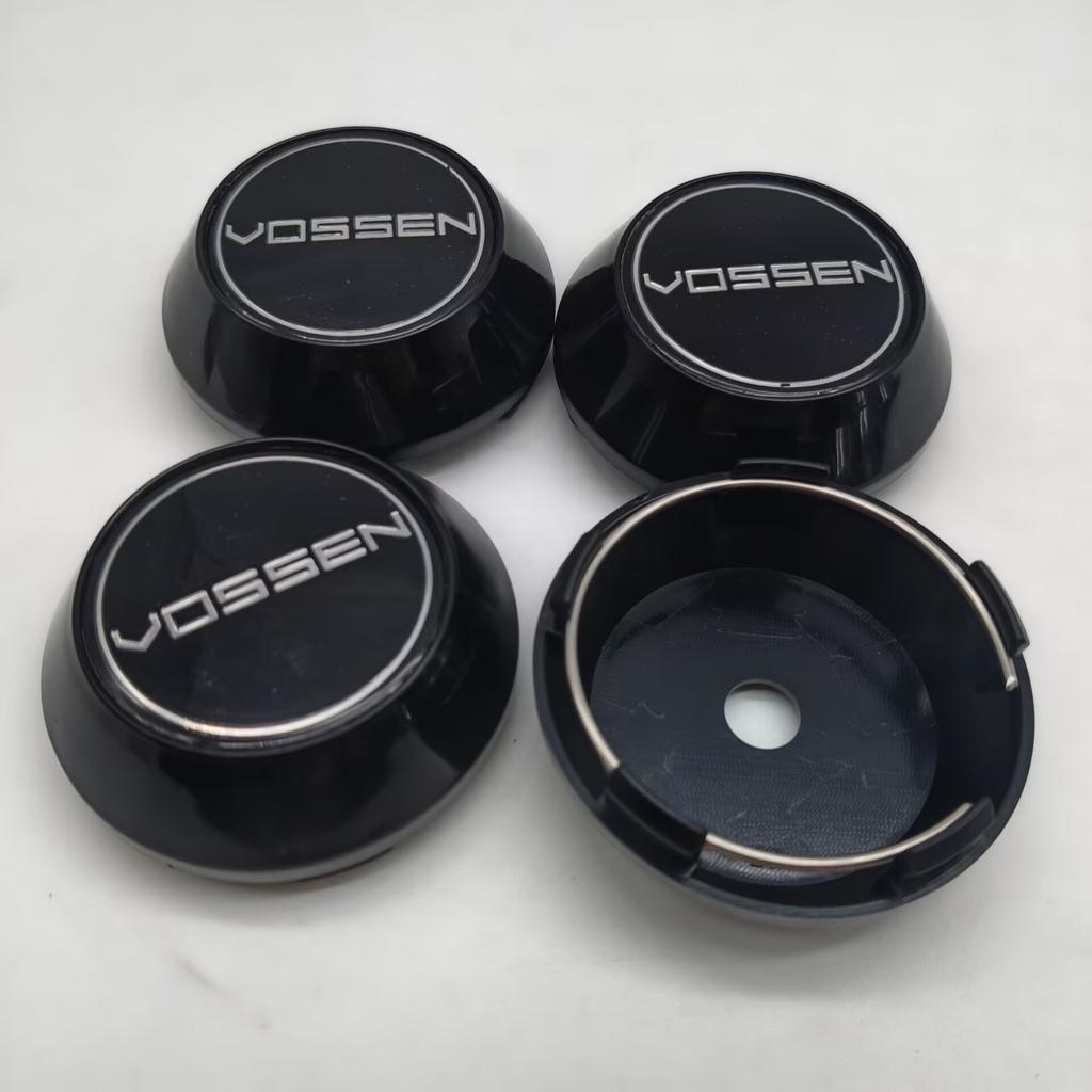 4Pcs/set Vossen Logo Centre Caps For Rims 60mm 64mm 65mm 68mm 69mm Wheel Hub Caps Wheel Covers Car Rims Tire Accessories