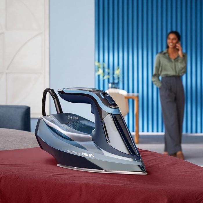 Fer à repasser vapeur - Philips - DST8020/20 - 3000 W - Débit vapeur 240 g/min - Semelle céramique