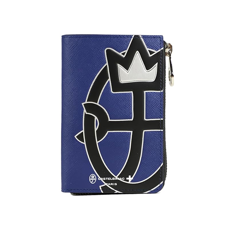 

[Castelbajac] bifold wallet With coin purse upra 054623 blue