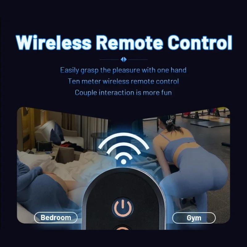 Wireless Remote-controlled Metal Anal Plug Man and Woman Electric Shock Anal Plug Vibrating Anal Plug Butt Plug G-spot Masturbation Passionate Party