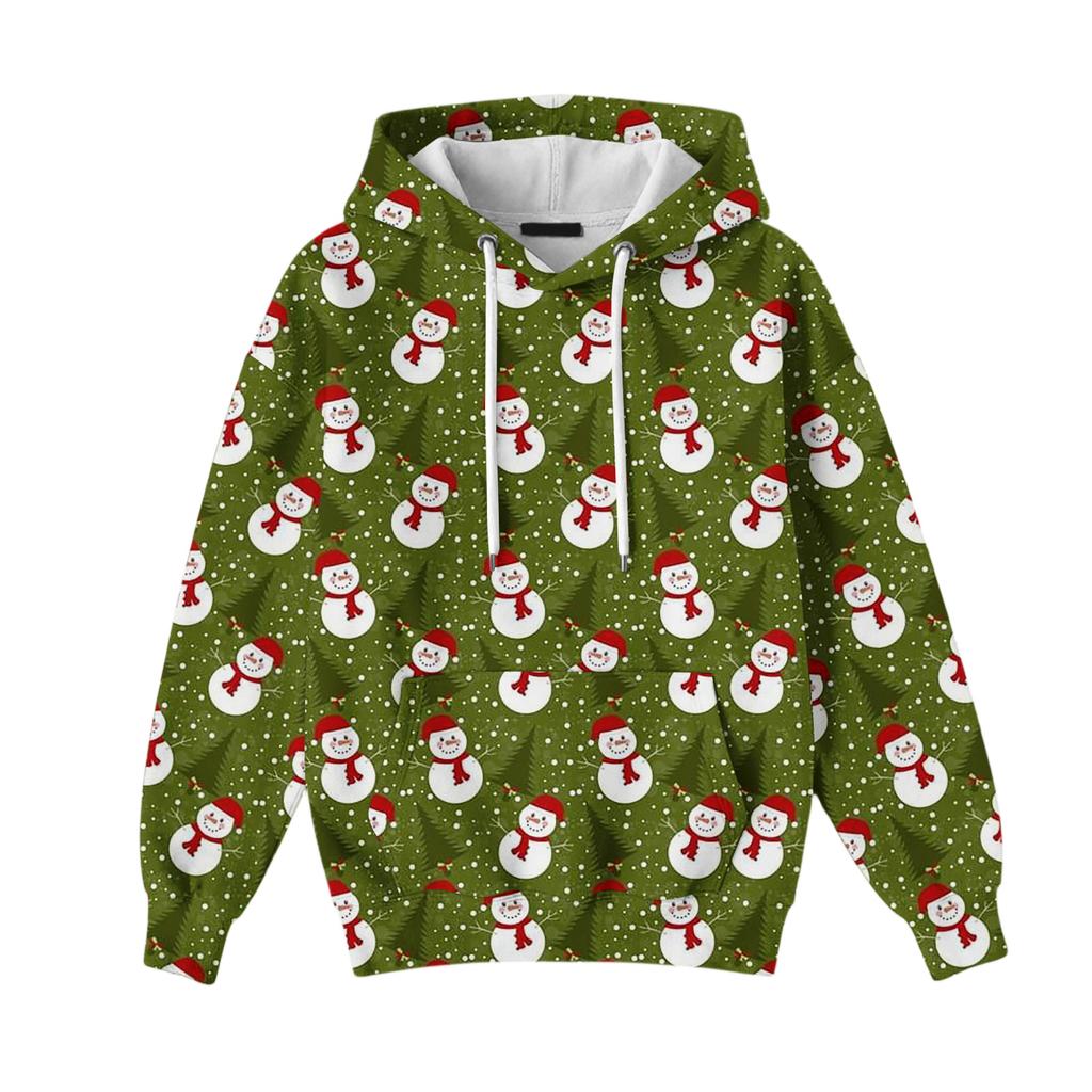 Hanorace de Crăciun pentru femei Hanorac de sărbători amuzant drăguț cu imprimeu Iarnă Pulover supradimensionat Topuri