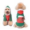 Neue Weihnachtsbekleidung für Haustiere ist in zwei Farben erhältlich, Hunde-Weihnachtskleidung, Glocken, Schleifen, Accessoires, Hunde-Weihnachtspullover.