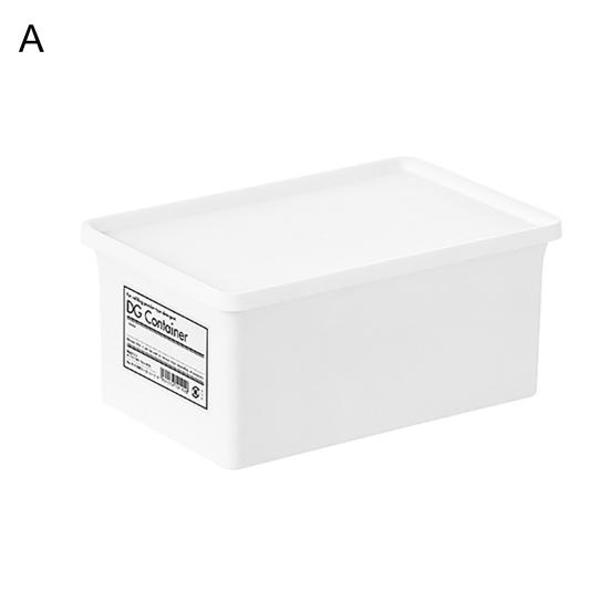 Sundries Storage Box Moisture-proof Lightweight High-capacity Grocery Sundries Organizer Storage Case with Lid for Home