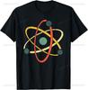 Graphic Birthday Gift  Atom Retro Style Science T-Shirt Men Clothing Streetwear Graphic T Shirts  Anime Tshirt