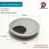 Computer Office Desk Grommet Cover - Round Plastic Wire Box