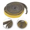 3mmx15mm Flat Stoves Rope Self-Adhesive Fiberglass Fireplace Door Sealing Cord Black Seal Stove Fire Rope 2m Length