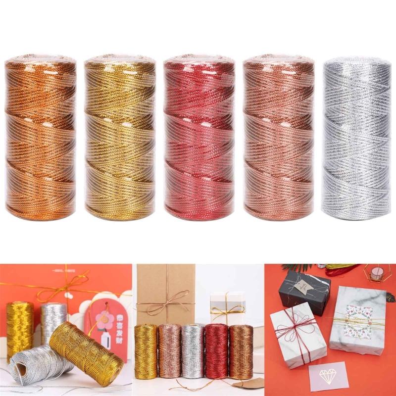 Decorative Bakers Twine Gift Wrapping Twine String for Christmas Gift Wrap