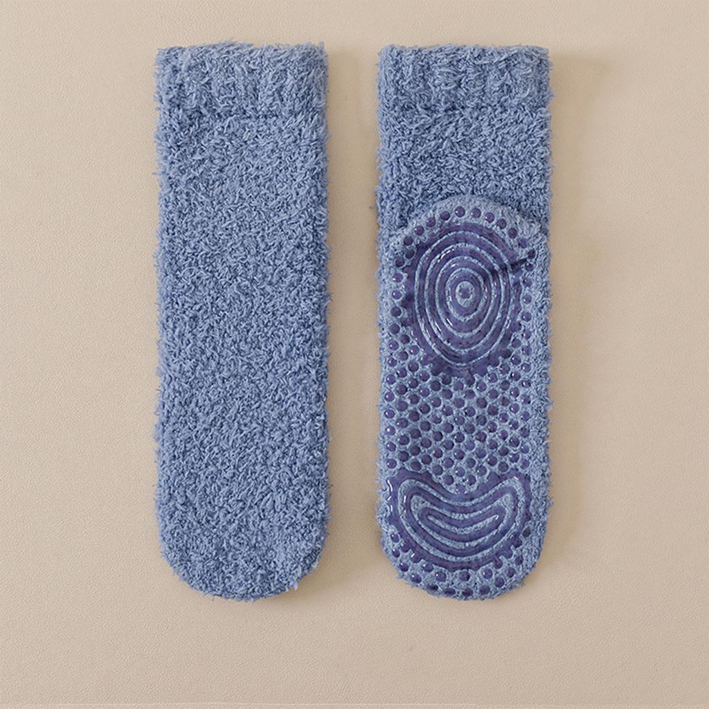 Men's Non- Floor Socks With, Thick Warm -Shedding House Socks for Home Wear