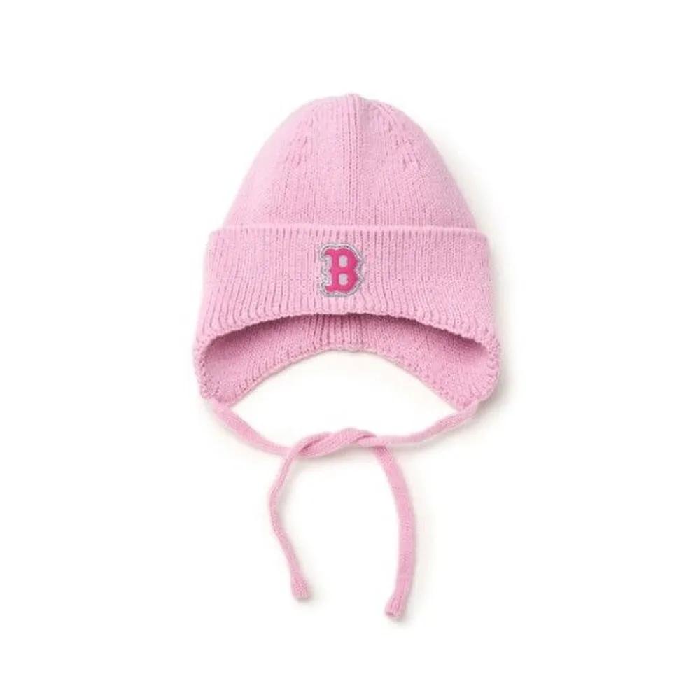 [MLB] Kids  Cap IQC 7ABNR0246-43PKL Gorpcore Earflap Beanie Boston Red Sox FREE