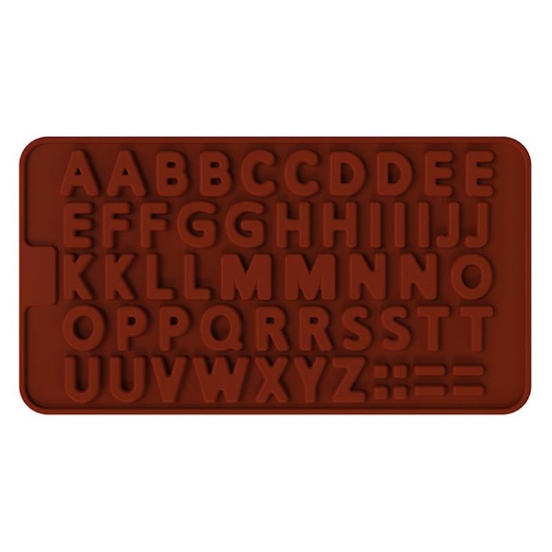 Silikonové formy na čokoládu ve tvaru písmen a čísel, abeceda, čísla, pekařské náčiní, s dekoracemi na dort k narozeninám, fondánová forma