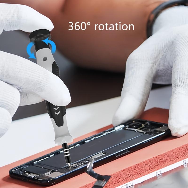 Multifunctional 115Piece Screwdriver Tool Featuring Magnetic Tip For Efficient DIYer And Electronic Device Maintenance