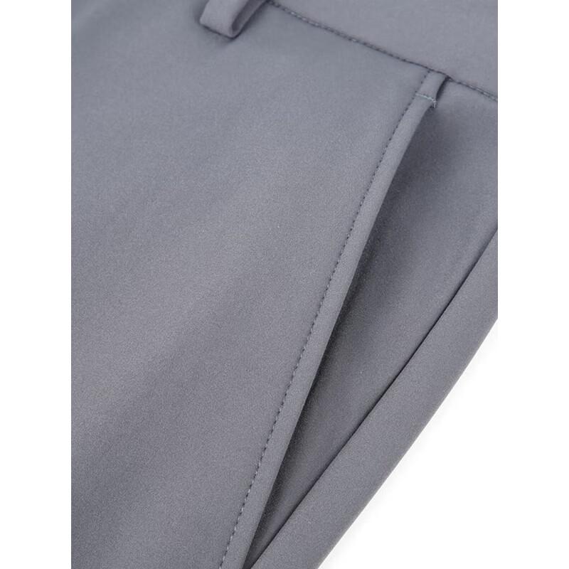 TRiES Men's Elastic Straight-Leg Casual Trousers
