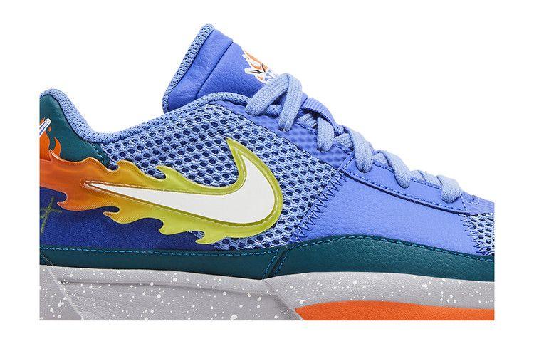 Kids' Sneakers Nike Ja 1 Backyard BBQ (GS) Blue Joy/White/Geode Teal/Safety Orange