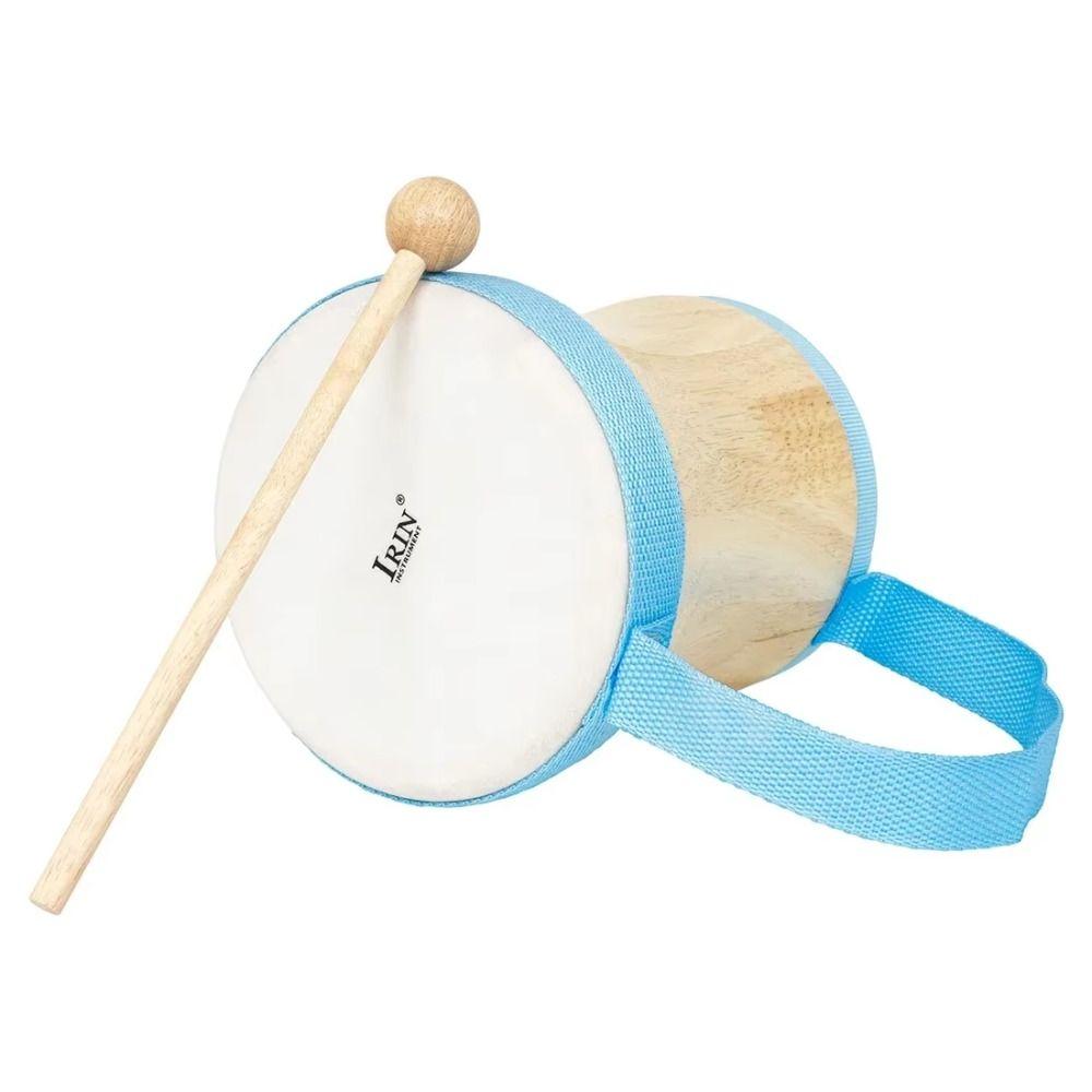 Wooden Wooden Tambourine Early Education Wooden Drums Professional Sheepskin Drum  For Children