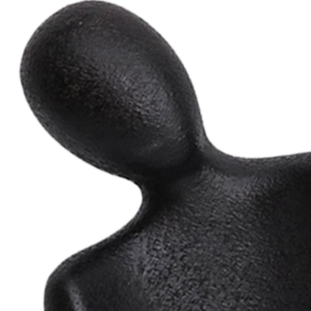 Abstract Character Ornament, Couples Sculptures Affectionate Embrace Statue for TV Stand